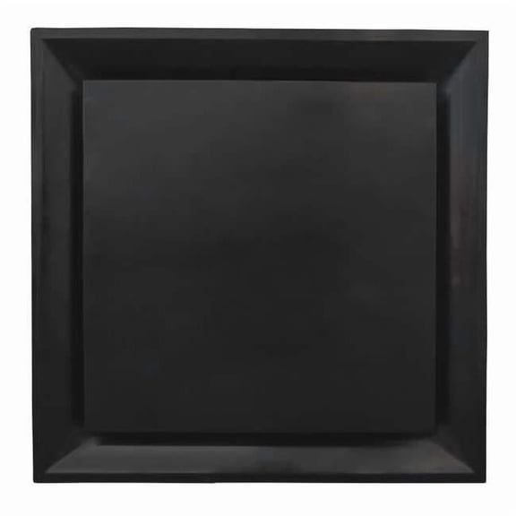 10 in Square Square Plaque Diffuser, Black STR-PQ-10BK