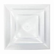 10 in Square 3 Cone Diffuser, White STR-C-10W