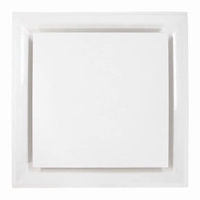 8 in Square Square Plaque Diffuser, White STR-PQ-8W