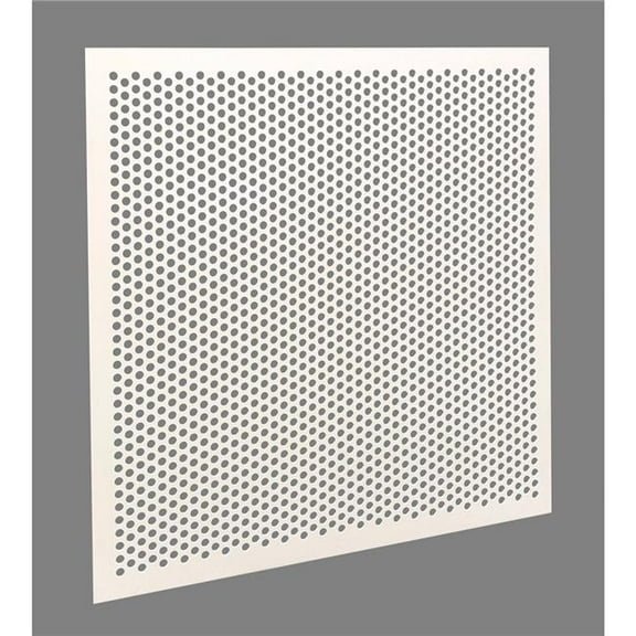 American Louver & Plasticade B2278161 0.25 in. Stratus Perforated Plastic Panel - Ceiling T-Grid - White - Pack of 2