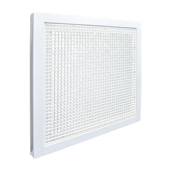 Return Air Grille 23 3/4 in X 23 3/4 in, Matte, Plastic