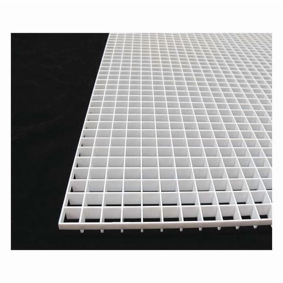 American Louver Return Air Grille,White,3/8" D,PK5 TC-24-2448-5PK