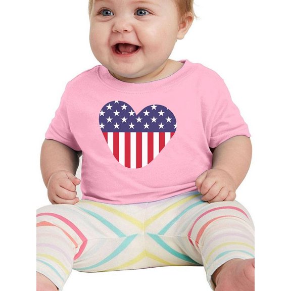American Love Flag T-Shirt Infant -Image by Shutterstock,  24 Months