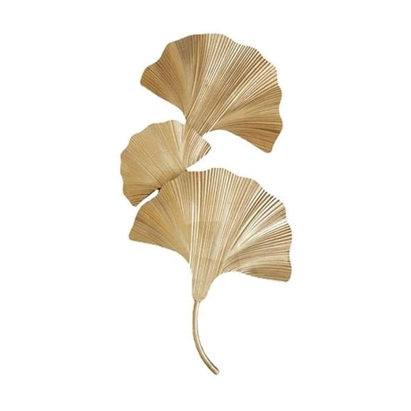 American Luxury Ginkgo Leaf Shape Wall Lamp European Villa Gold Hotel Bedroom Bedside Table Corridor Lights