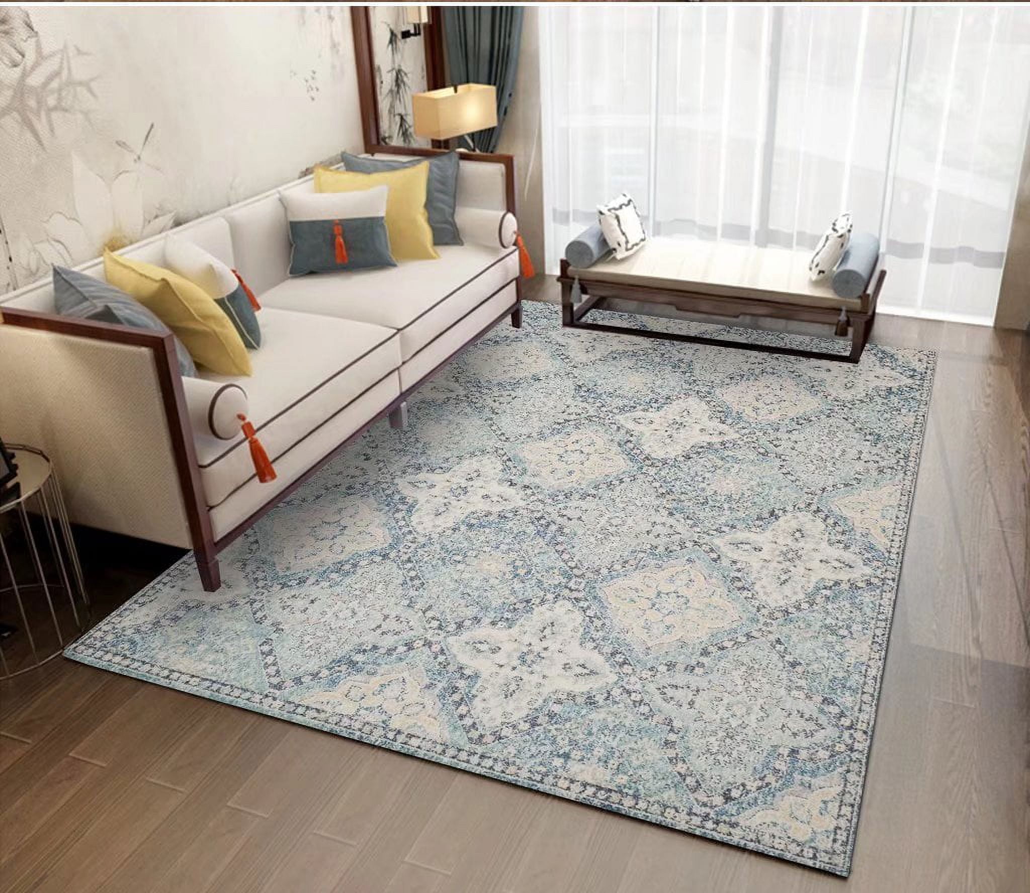 American Luxury Persian Carpet for Living Room Ethnic Retro Sofa Large