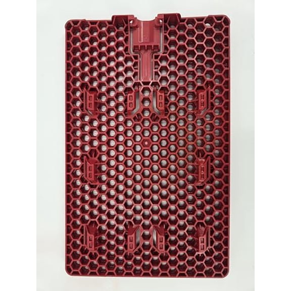 American Made Clamp Plate for Milwaukee Packout, Heavy-Duty Mounting Plate For Mounting Vises, Holding Devices, Hex Retension design for Hex Nuts and Bolts. For BlackTops Not Clear tops