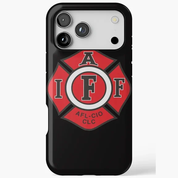 American Made Firefighter IAFF Union Pride Hero Protective Case for iPhone 11 12 13 14 15 16 17 Pro Max