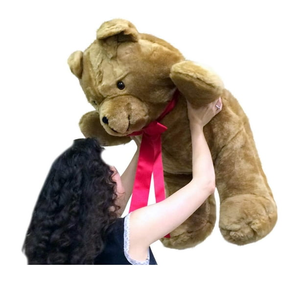 American Made Giant 3 Foot Brown Teddy Bear Soft 36 Inch Made in USA America