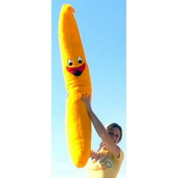American Made Giant Stuffed Banana 5 Feet Tall Big Plush Fruit Soft Plush
