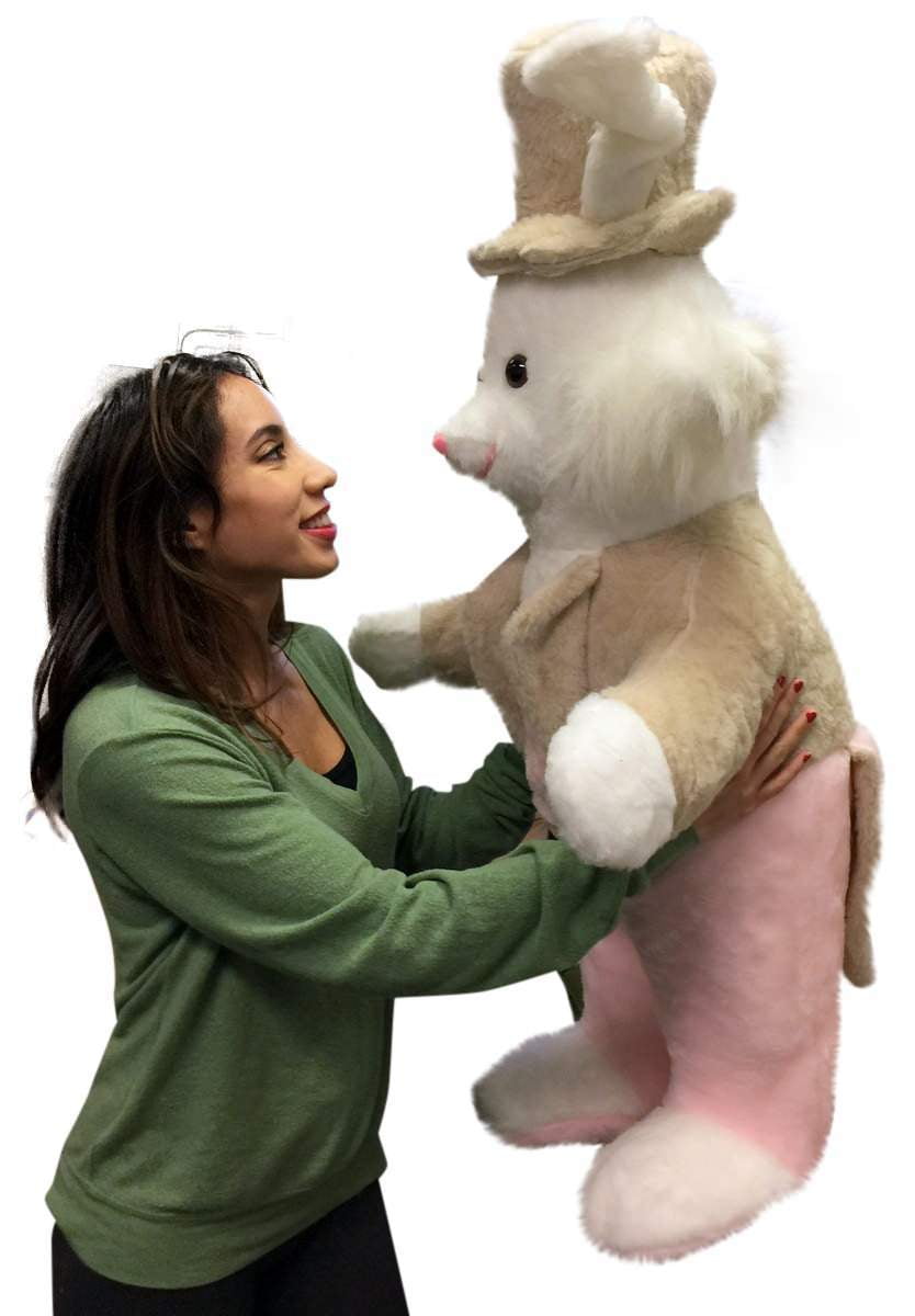 Giant Stuff Rabbit American Made Giant Stuffed Bunny Rabbit Wearing Tuxedo 4 Feet Tall ...