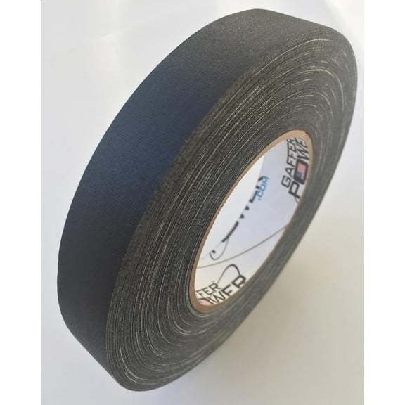 American Made Premium Grade Gaffer Tape 1 In x 55 Yards Black by Gaffer Power