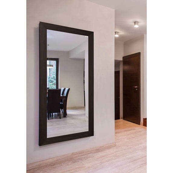 American Made Rayne Colville Panel Mirror-Finish:Dark Walnut/Dark Brown,Shape:Rectangle,Size:Extra Large