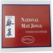 American Mahjong Cards 2023-2024 Large Print Large Print, National Mah Jongg League, Official Standard Hands and Rules (1 pc, Red)