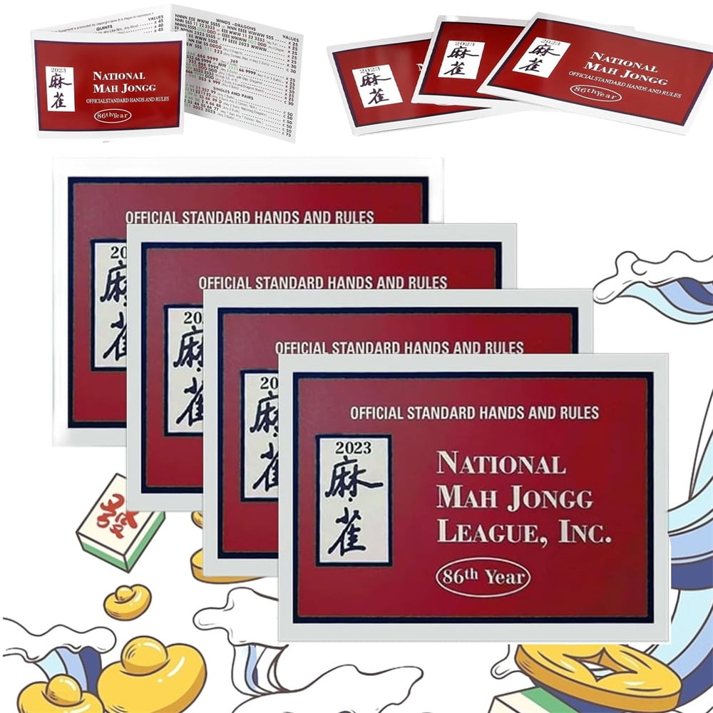 American Mahjong Cards 2023/2024, Mah Jongg Cards 2023/2024 Large Print