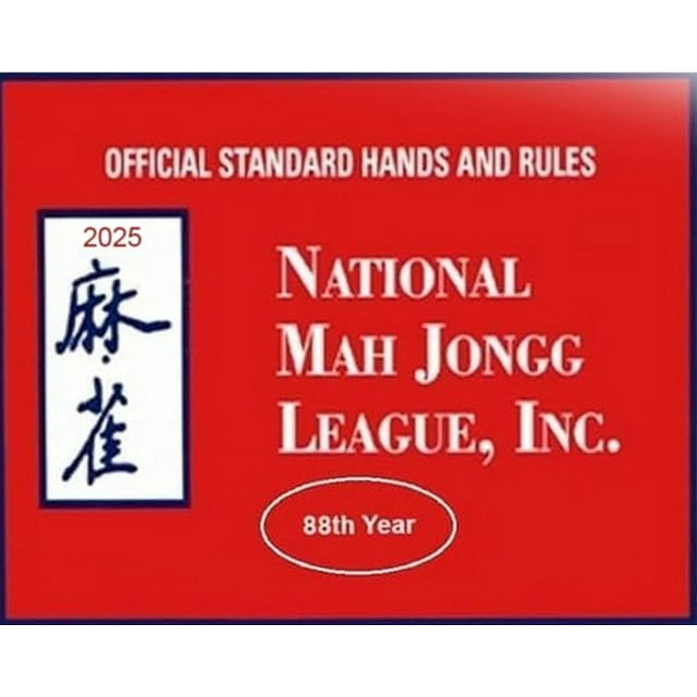American Mahjong Cards 2025, Mahjong Tiles Set, National Mah Jongg