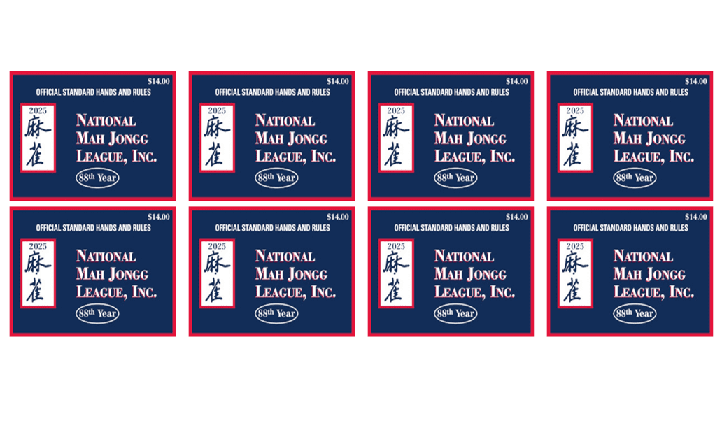 American Mahjong Cards 2025, Mahjong Tiles Set, National Mah Jongg