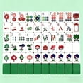 thumbnail image 1 of American Mahjong Set with 160 Tiles & Blue Portable Case - 1.2 Inch 4-Layer Engraved Acrylic Tiles for Beginners & Pros, Complete Game Set with Dice, Perfect for Game Night, 1 of 6