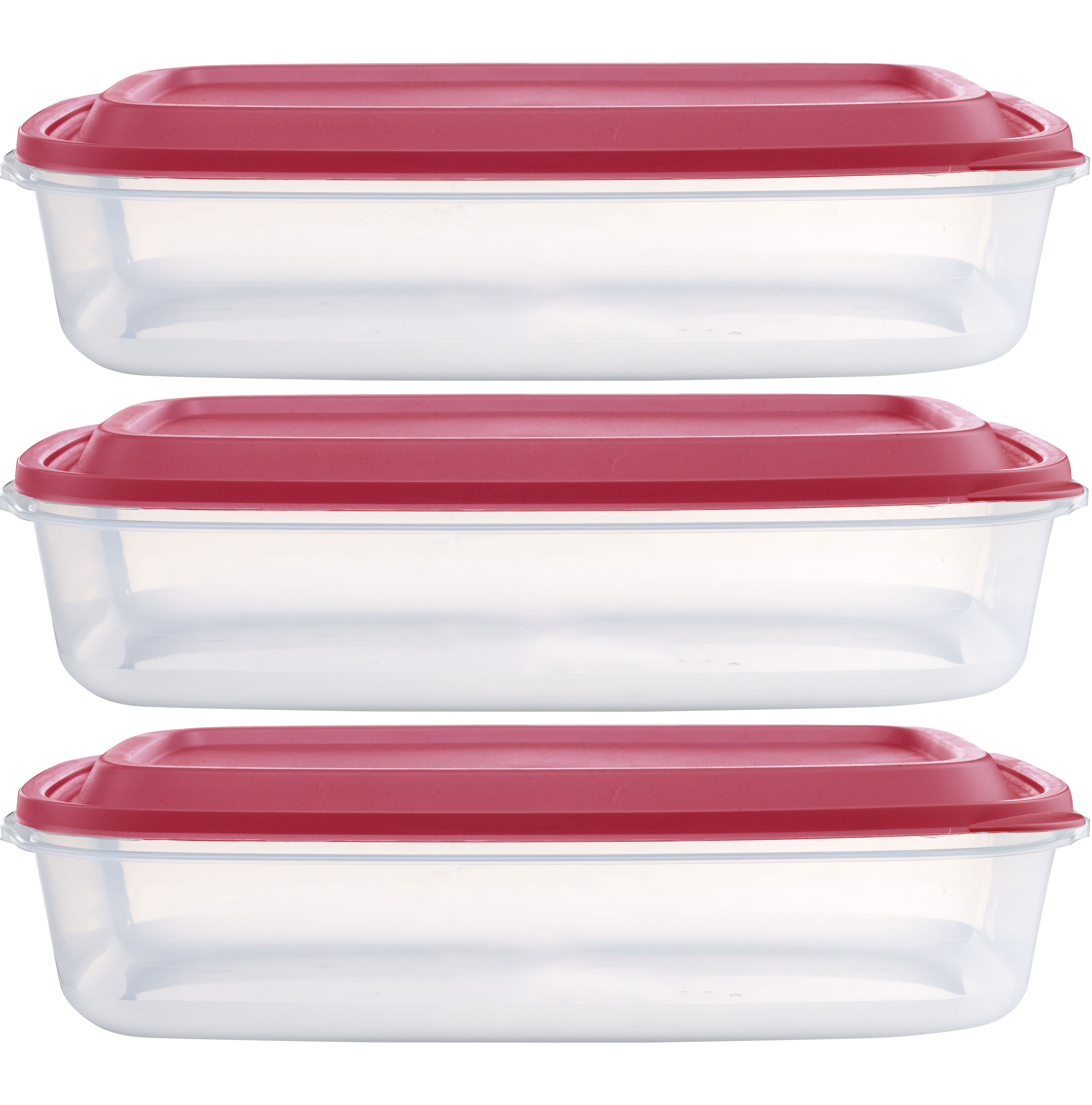 Kitcheniva Plastic Food Containers With Airtight Lids - Red (Pack of 24),  24 pcs - Kroger
