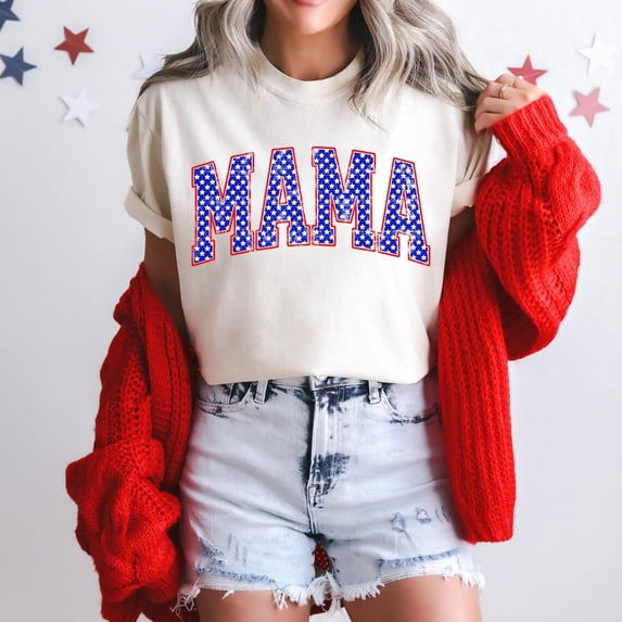 American Mama 4Th Of July T-Shirt: Patriotic Usa Tee All Size S-5XL