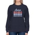 thumbnail image 1 of American Mama Banner Sweatshirt Women -Image by Shutterstock, Female 3X-Large, 1 of 4