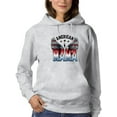 thumbnail image 1 of American Mama Oldschool Hoodie Women -Image by Shutterstock, Female Medium, 1 of 4