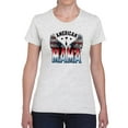 thumbnail image 1 of American Mama Oldschool T-Shirt Women -Image by Shutterstock, Female XX-Large, 1 of 4