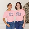 thumbnail image 1 of American Mama Short Sleeve Tee, Mama T-shirts, Women T-shirts, Mom T-shirts, 1 of 5