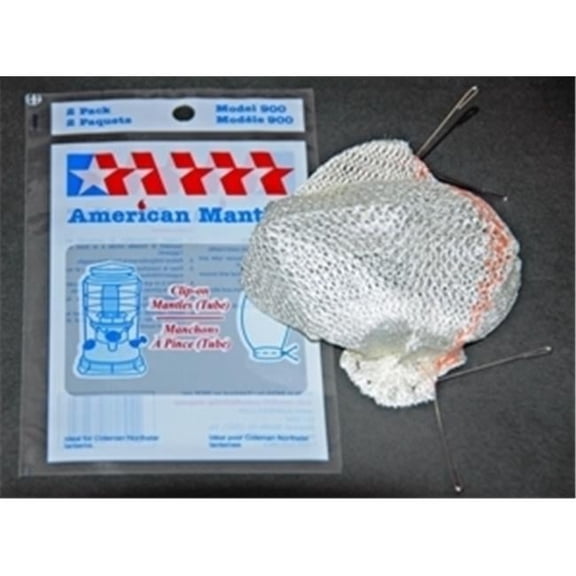 American Mantle 2 piece Tube Mantle for Northstar Lanterns, Pack of 2