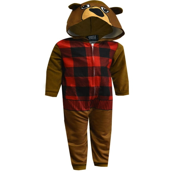 American Marketing Enterprises INC Boys Buffalo Bear Hooded Blanket Sleeper (4)