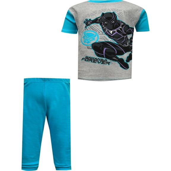 American Marketing Enterprises INC Boys Marvel Comics Black Panther Cotton Pajamas (8)