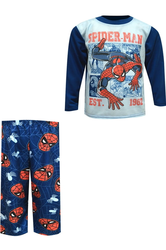 INC Boys Marvel Comics Spiderman Est 1962 Toddler Pajamas (2T)