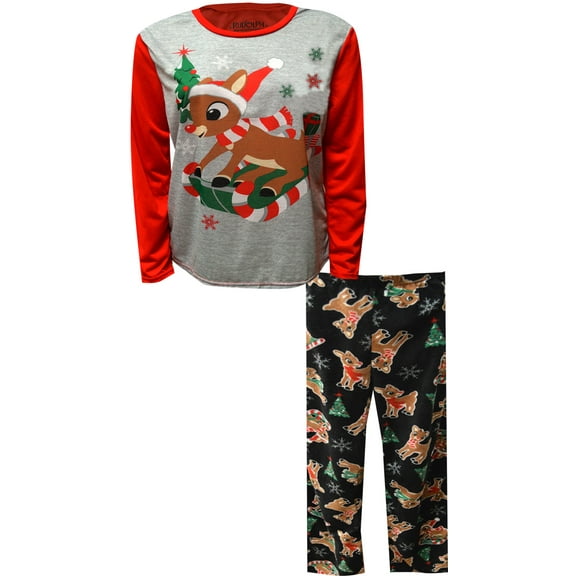 American Marketing Enterprises INC Boys Rudolph The Red-Nosed Reindeer Christmas Pajama (4)