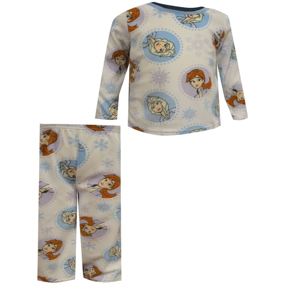American Marketing Enterprises INC Girls Disney Frozen Magic Elsa and Anna Fleece Pajama (6)