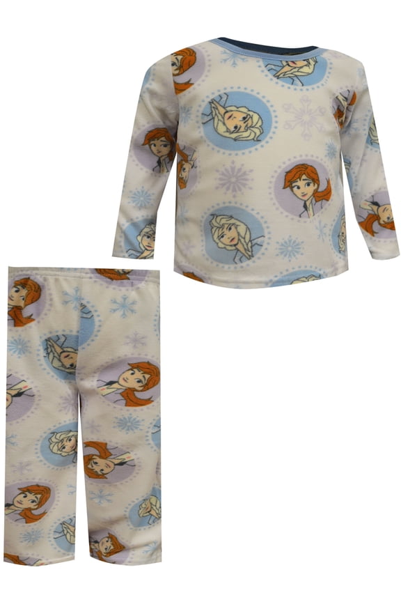 INC Girls Disney Frozen Magic Elsa and Anna Fleece Pajama (8)