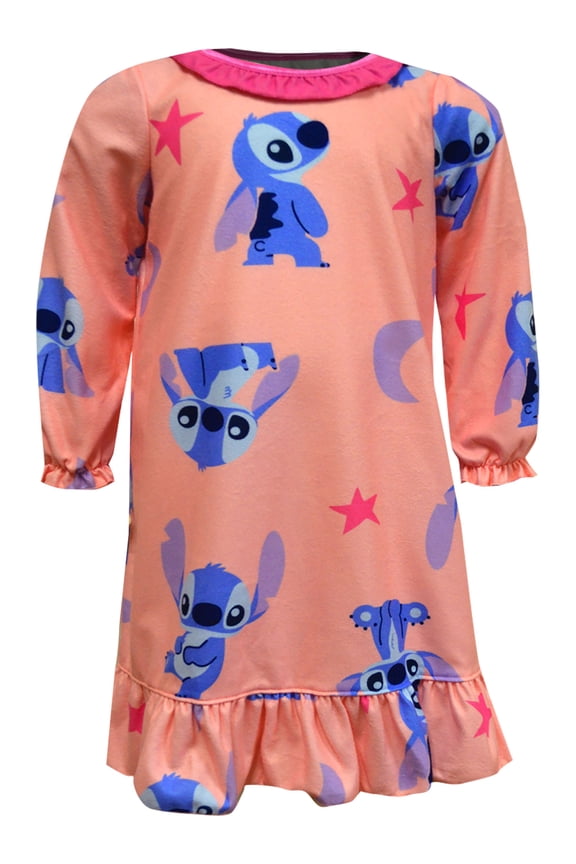 INC Girls Disney Lilo and Stitch Traditional Flannel Nightgown (6)