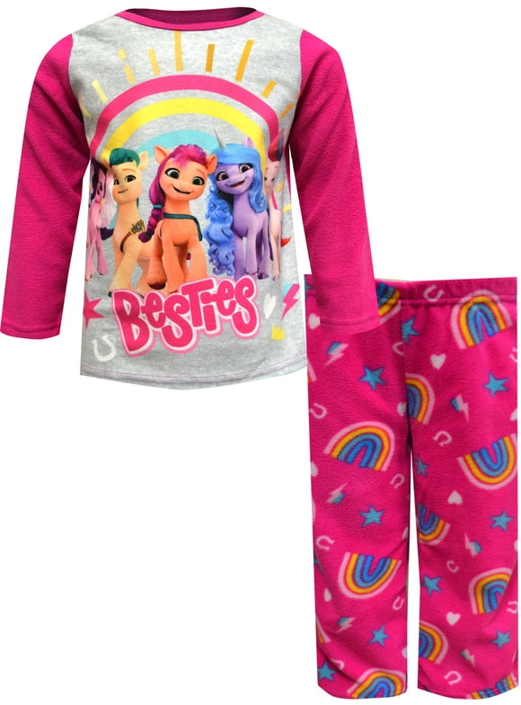 American Marketing Enterprises INC Girls My Little Pony Besties Cozy Fleece Pajama (8)