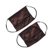AMP womens American Mask Project Set of 2 Cloth Face Mask, O/S, Brown