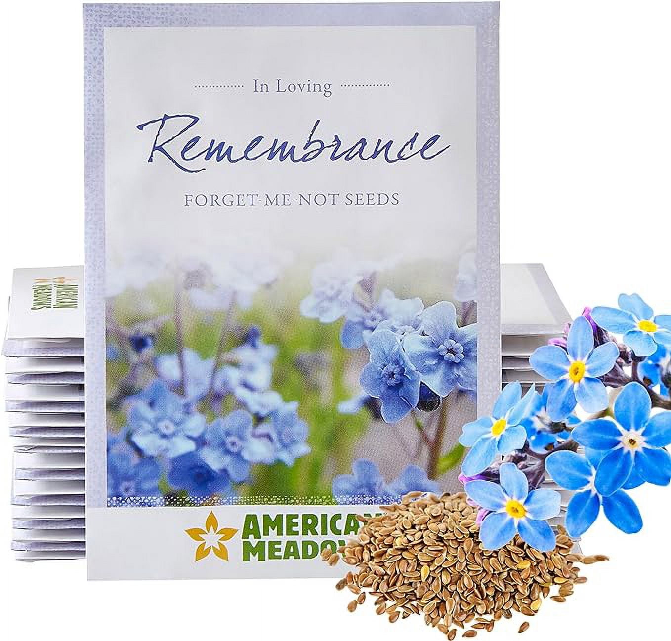 American Meadows Wildflower Seed Packets "in Loving Remembrance