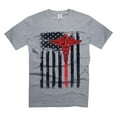 thumbnail image 1 of American Medical Flag Shirt Medical Patriotic Shirts Nurse Doctor Shirts RN EMT Flag Shirts (Large Grey), 1 of 6
