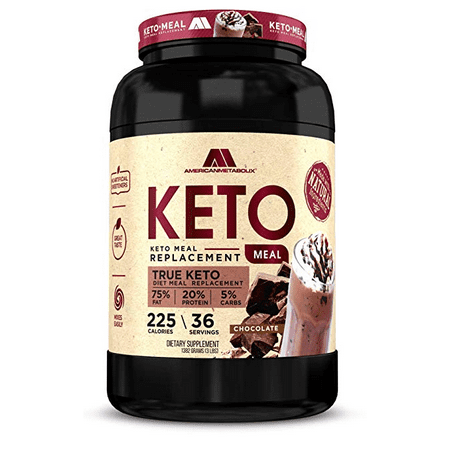 American Metabolix Keto Meal Replacement - Chocolate Malt - 36 Servings