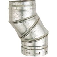 American Metal Elbow Gas Vent 90 Dgr 2Wal 3In 3EAL