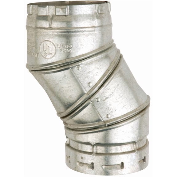 American Metal Elbow Gas Vent 90 Dgr 2Wal 5In 5EAL