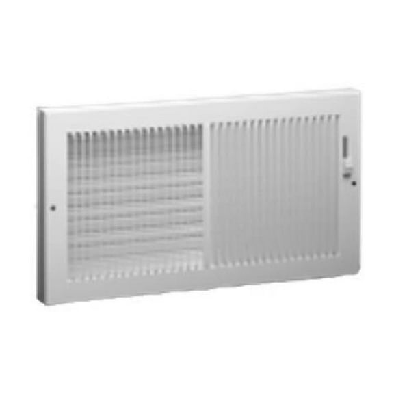 American Metal Products 367W10X6 White Baseboard Register- 10 x 6 in