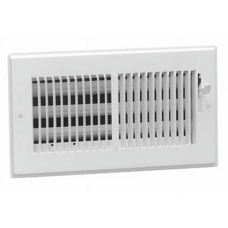 American Metal Products 4 in. H X 10 in. W White Steel Air Diffuser Grille