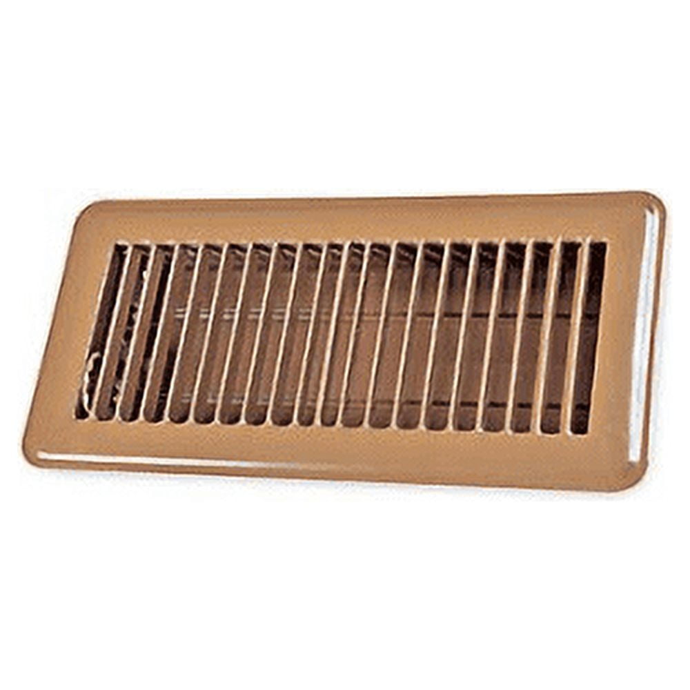 American Metal Products Brown Steel Magnetic Floor Register, 4 x 10 in.