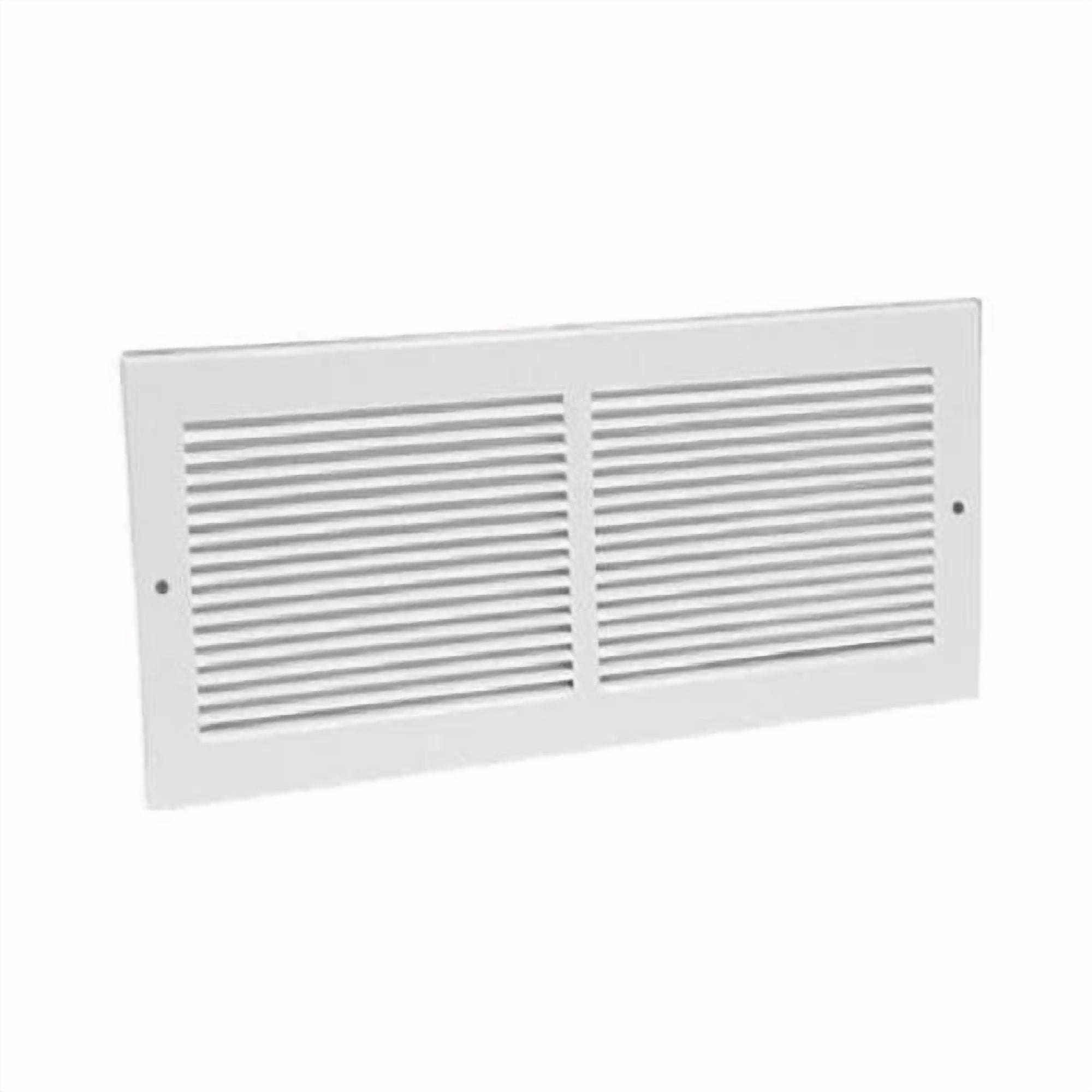 American Metal Products Return Air Grille, Steel, White, 14 X 6-In.