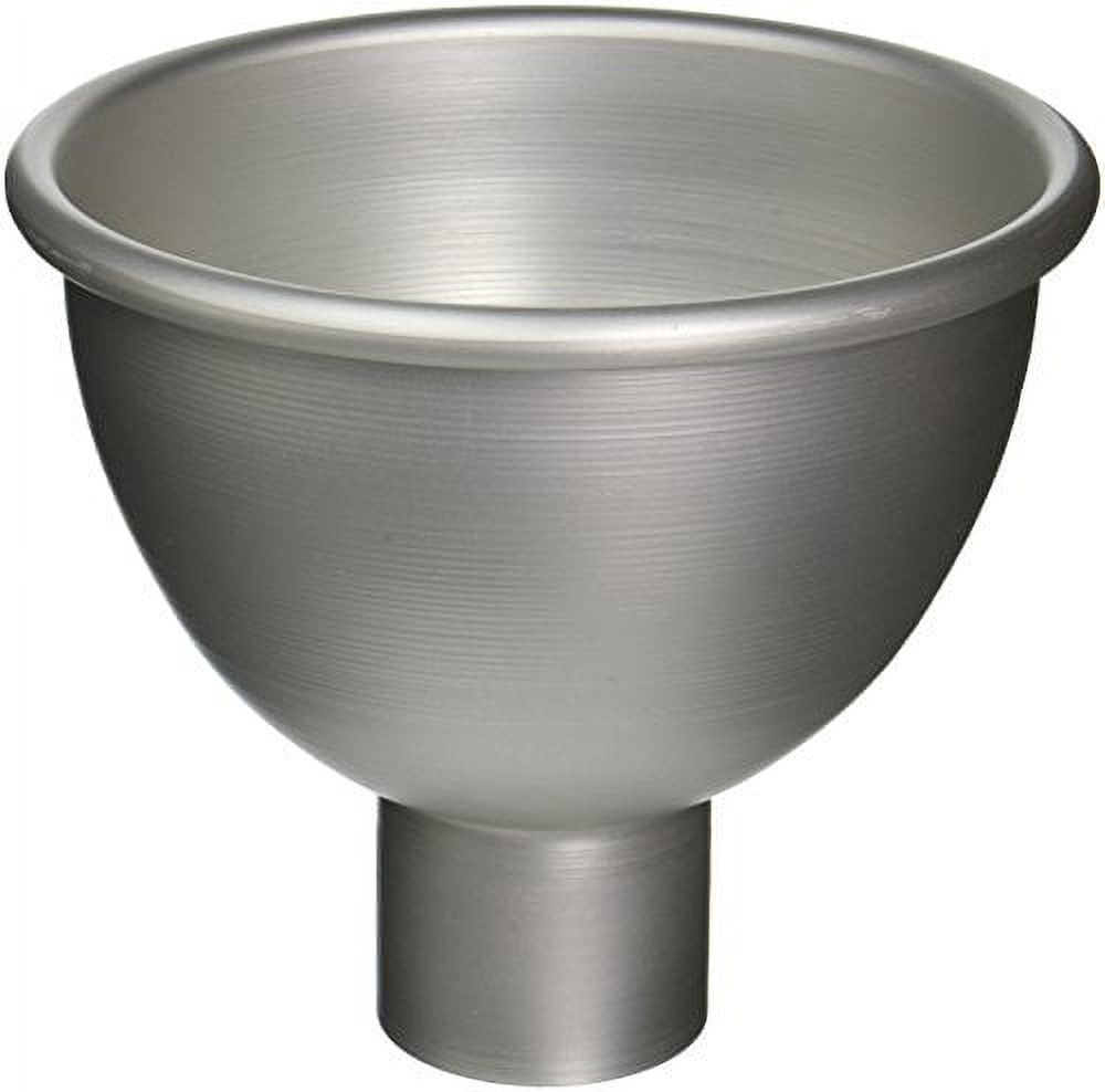 American Metalcraft 4-Quart Aluminum Funnel - 14-Gauge Heavy Duty, 8.75" Diameter, Commercial Kitchen