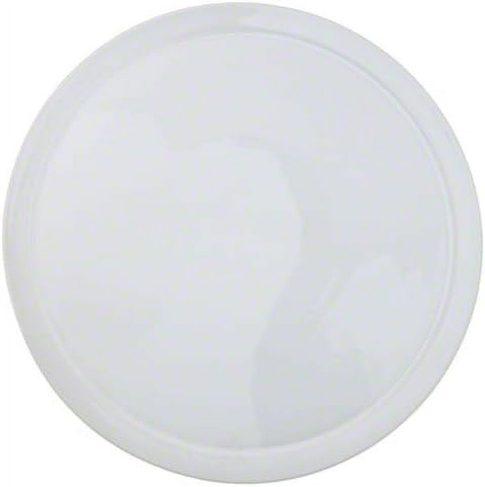 16" Round White Ceramic Pizza Tray
