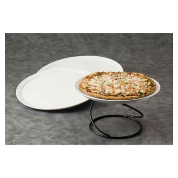 American Metalcraft CERAM18 Undecorated Ceramic 18" Pizza Tray