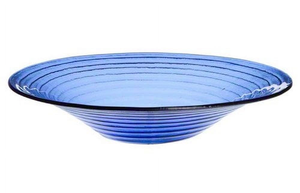 American Metalcraft GBB15 15" Glacier Blue Glass Bowl